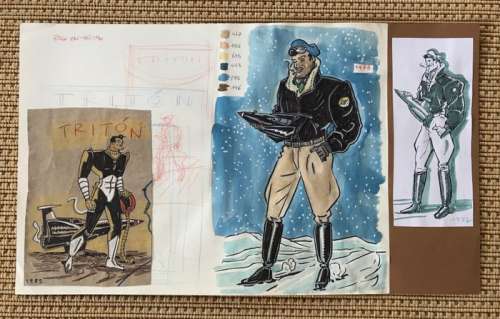 Daniel Torres - 1 Watercolour - Roco Vargas - 1983 | Catawiki