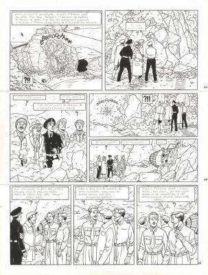 André Juillard | Planche originale n°61 - Signé Olrik - Blake et Mortimer | Daniel Maghen