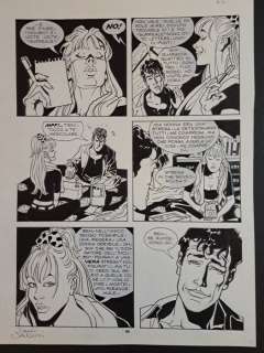 Saudelli, Franco - 1 Original page - Dylan Dog: L’Occhio di Gatto - 1996 | Catawiki