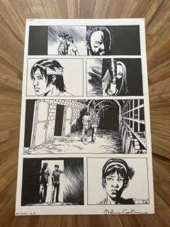 Stefano Gaudiano et Charlie Adlard - Original page - The Walking Dead - n. 135 - 2014 | Catawiki