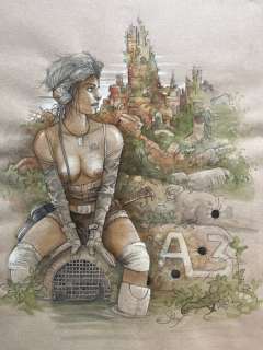 Stalner, Eric - 1 Original colour drawing - XIV - A3 | Catawiki