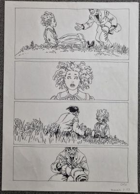 Gess - 1 Original page - Les contes de la pieuvre - Un destin de trouveur - 2019 | Catawiki