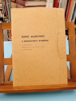 École italienne (XX) - Gino Marchesi - 4 acqueforti d’amore | Catawiki