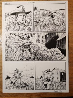 Russo, Fabrizio - 2 Original page - Tex - Il ladro Gentiluomo - 2020 | Catawiki