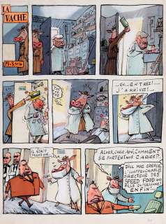 De Moor (Johan) | La Vache, planche Ã  l’encre de Chine, Ã … | Millon