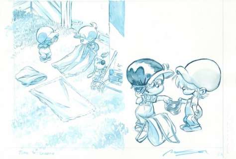 Munuera - Planche originale P’tit Boule et Bill | BDEnchères