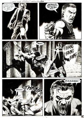 Dotti, Maurizio - 1 Original page - Dampyr #124 - "Nel covo del Maestro" - 2010 | Catawiki