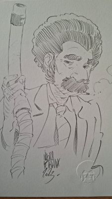 Petrimaux, Nicolas - Original drawing - Jagen op Ramirez - Il faut flinguer Ramirez - 2023 | Catawiki