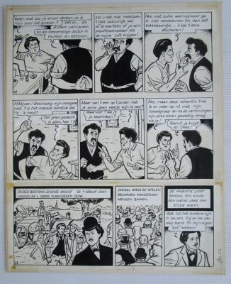 Nys, Jef - 1 Original page - Berten Rodenbach - De wonderknape van Vlaanderen - 1957 | Catawiki