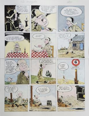 Dimitri - 1 Original colour page - La Gargotiere | Catawiki
