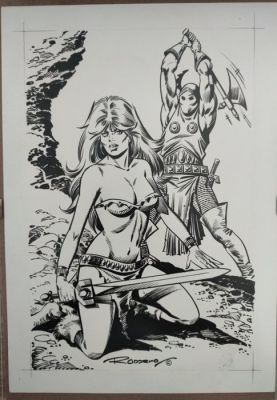 Romero, Enric Badia - Original drawing - Axa | Catawiki