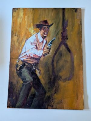 Pujolar, Shöller - 1 Original cover - Oeste Pulp Selecciones Ilustradas - Oeste - 1970