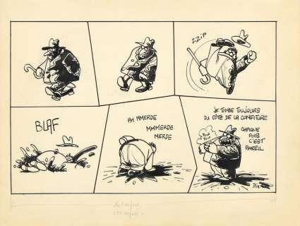  - Daniel GOOSSENS "Confiture" Demi pl. Ã  l‘encre, monogrammée. Parue dans