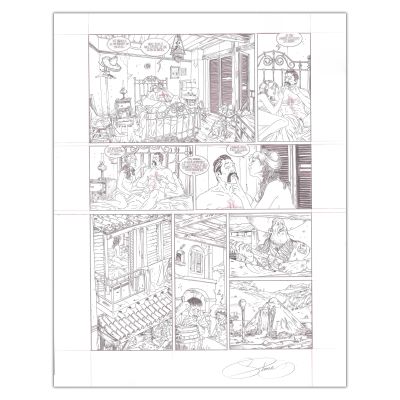 ⁠Paul Salomone | L’Homme qui n’aimait pas les armes à feu - Tome 1 planche originale 30 | Achetez de l’Art