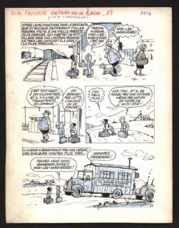 Lacroix, Pierre | original plate (p.23)  - Bibi Fricotin "Enfants de la balle "  - (1960s) | Catawiki