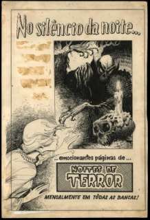 Cortez, Jayme - NOITES DE TERROR House Ad | ComicConnect