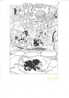 Held, Valerio - 1 Original page - Topolino - "Paperino e il magico mondo della magia" - 2000 | Catawiki