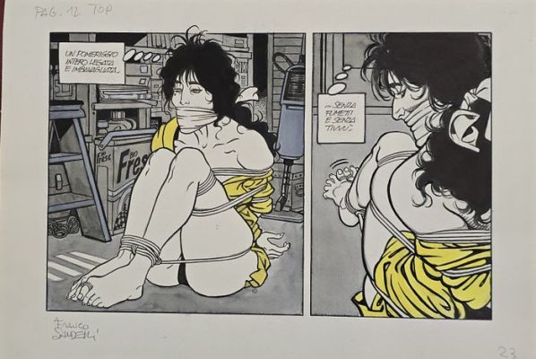 Saudelli, Franco - 1 Original page - L’apatica Matilda | Catawiki