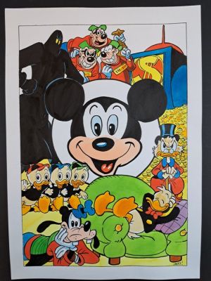Camarda, Larry - 1 Original colour drawing - Disney Magic | Catawiki