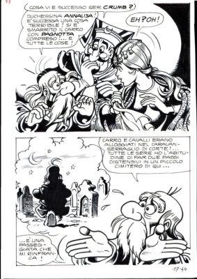 Magnus - 1 Original page - La Compagnia della Forca #17 - "I Due Genii Siamesi" - 1978 | Catawiki