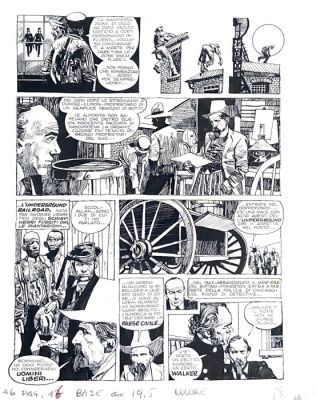 Toppi, Sergio - 1 Original page - Corriere dei Ragazzi - Agenzia Pinkerton - 1973 | Catawiki