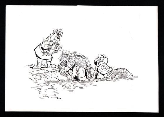 Raymakers, Wil - 1 Original cover - Bommel en Tom Poes - Trammelant en Tierelier - 2013