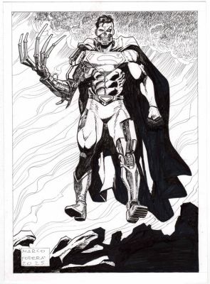 Foderà, Marco - 1 Original drawing - Superman - Cyborg Superman - 2025 | Catawiki