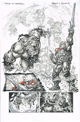 Freddie E. Williams II | Turtles of Grayskull (Issue 04 Page 11)11×17 | Freddie E. Williams II