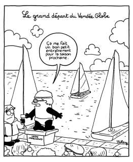Martin Vidberg | Le départ du Vendée Globe | Les dessinateurs