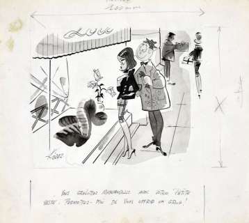 Kiraz (Edmond Kirazian - 1925) | KIRAZ LES PARISIENNES. Grelottez mademoiselle avec votre… | Coutau Bégarie