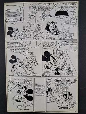 Bioletto, Angelo; Martina, Guido - 1 Original page - Topolino e i Grilli Atomici