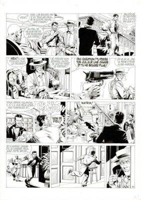 Mitton, Jean-Yves - 1 Original page - De Silence et de Sang T7 - Le Dixième Arcane majeur - 1993 | Catawiki