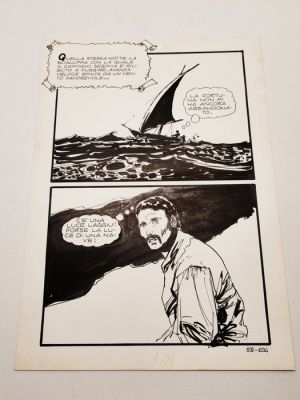 Manara, Milo - 1 Original page - Jolanda De Almaviva - n.52 "Il Serpente Malizioso" pagina originale n.104 - 1973 | Catawiki