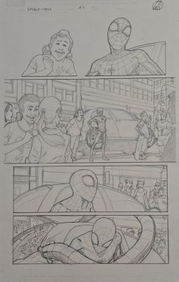 Lolli, Matteo - 1 Original page - Marvel Adventures: Spider man # 17 | Catawiki
