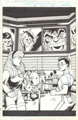 Ed Mc Guinness | Planche originale n°3, Hulk #41 - L’Incroyable Hulk | Daniel Maghen