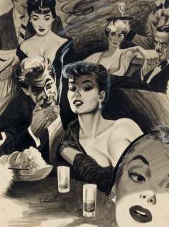 (PULP) MARK SCHNEIDER. "She’s on the make! I’ve just been propositioned -- now she wants to go to her apartment for a drink . . ." | Swann Galleries