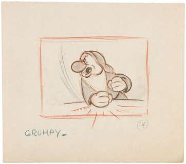 "SNOW WHITE AND THE SEVEN DWARFS" STORYBOARD ORIGINAL ART LOT FEATURING DWARFS. | Hake’s