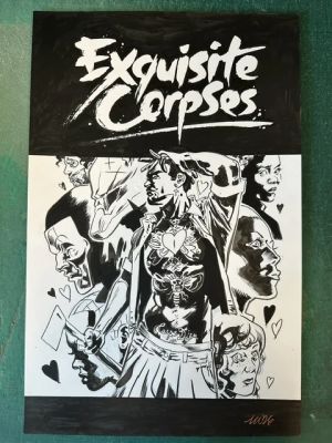 EXQUISITE CORPSES #12 MICHAEL WALSH ORIGINAL COVER ART | Scott’s Collectables