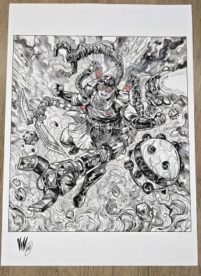 DOCTOR OCTOPUS MARVEL SNAP (VINCENZO RICCARDI ORIGINAL ART) | Scott’s Collectables