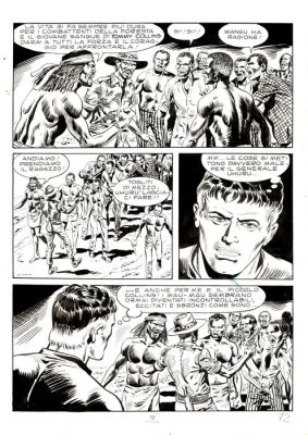 Bignotti, Franco - 3 Original page - Mister No #183 - "Lo stregone Kikuyu" - 1990 | Catawiki