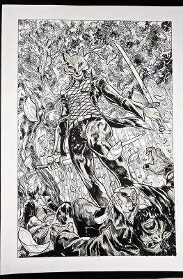 FOX MASK KILLER #4 1:50 VARIANT (VINCENZO RICCARDI ORIGINAL COVER ART) | Scott’s Collectables