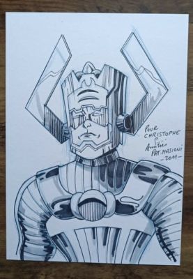 Pat Masioni - 1 Original drawing - Galactus - 2011 | Catawiki