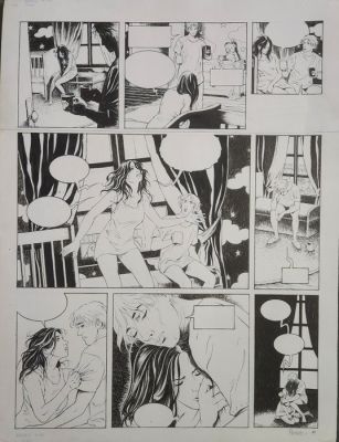 Pelet, Claude - 1 Original page - Ballade au bout du monde