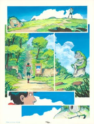 Davide Tosello | Planche originale n°24 - Maison Croa Croa | Daniel Maghen