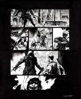Planche originale 7 du BOURREAU Tome 1 Justice Divine par Julien CARETTE