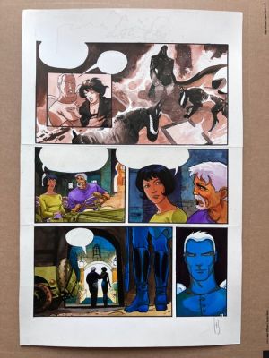 Reculé, Henri - 1 Original colour page - Les Immortels - La Volonté du mal - 2001 | Catawiki