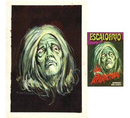 Cortiella, Rafael - 2 Original cover - Horror fiction - 1 Original cover artwork: Witch + 1 book novel - 1979 | Catawiki