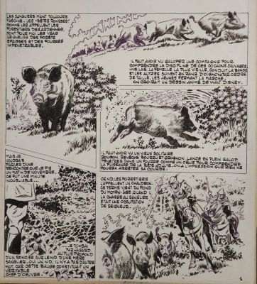 Nortier, Lucien - 1 Original page - Pif n°360 - 1976