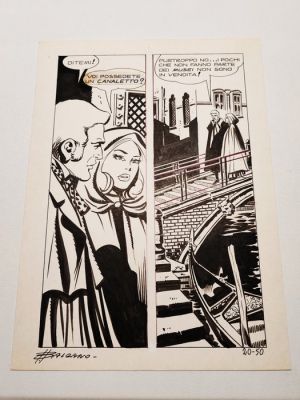 Balzano, Birago - Original page - Zora la Vampira - n. 20 - Vampire a Venezia - 1973 | Catawiki