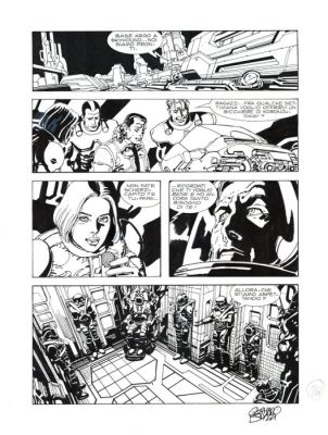 Bonazzi, Germano - 3 Original page - Agenzia Alfa #2 - "I naufraghi dello spazio" - 2013 | Catawiki